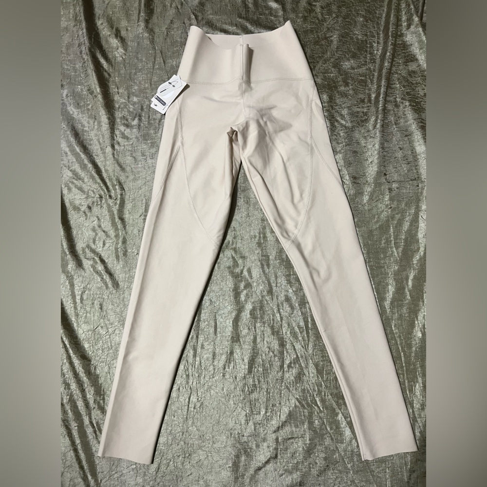 Punto Blanco High Waisted Athletic Ivory Antibacterial Women’s Leggings size S